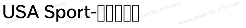 USA Sport字体转换